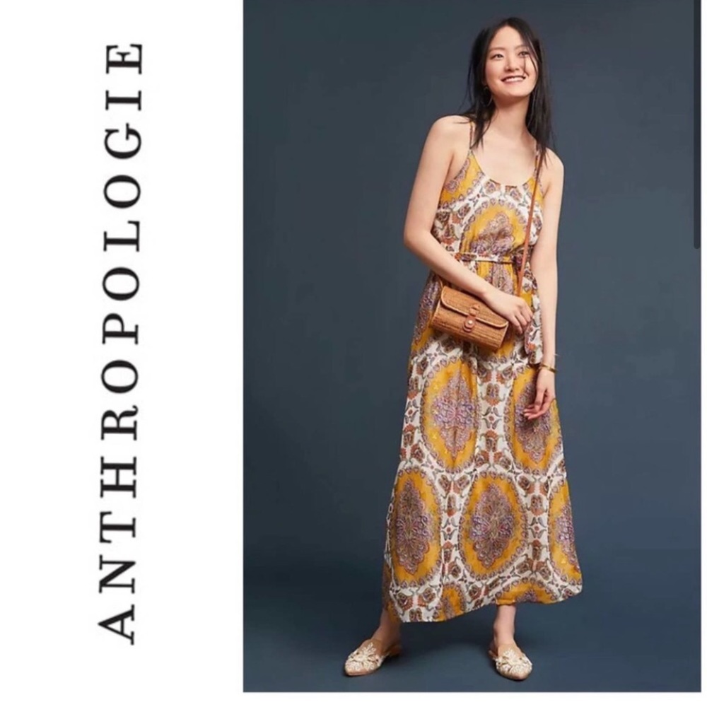 Anthropologie maxi dress